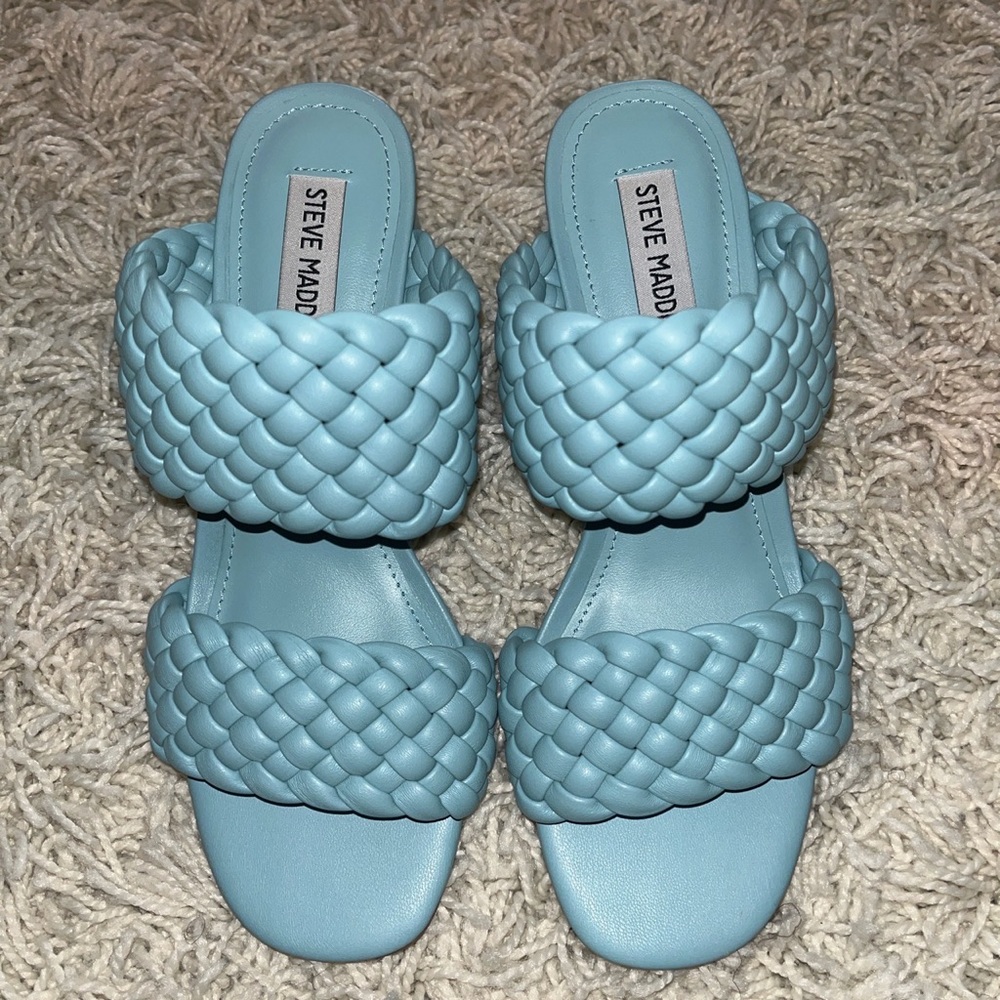 Daphnee Braided Block Heel Sandal - STEVE MADDEN
